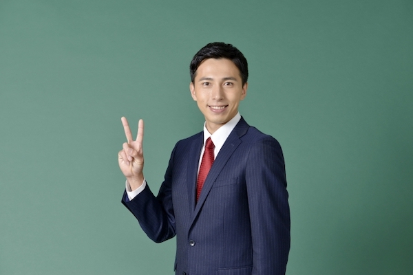 入社式ネクタイ赤色