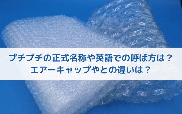 ぶちぶち気泡緩衝材